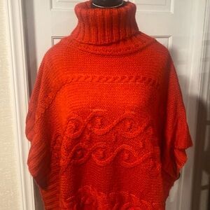 Loft Cableknit Poncho